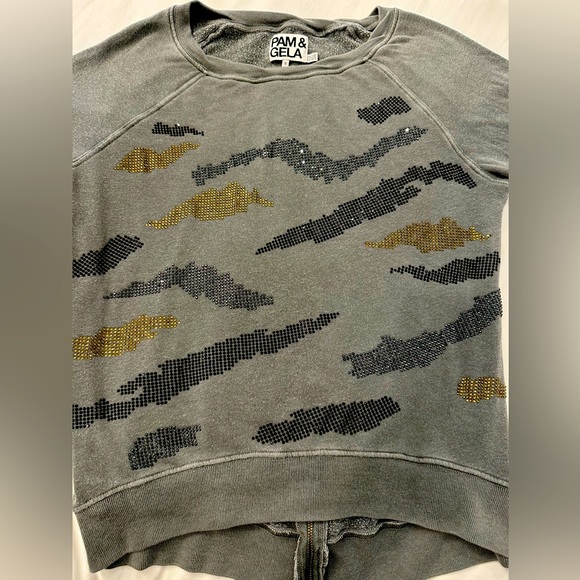 Pam & Gela rhinestone sweatshirt - Picture 4 of 10